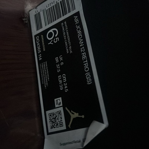 2022 Air Jordan 12 Retro GS ‘Emoji sz6.5Y - Picture 7 of 7